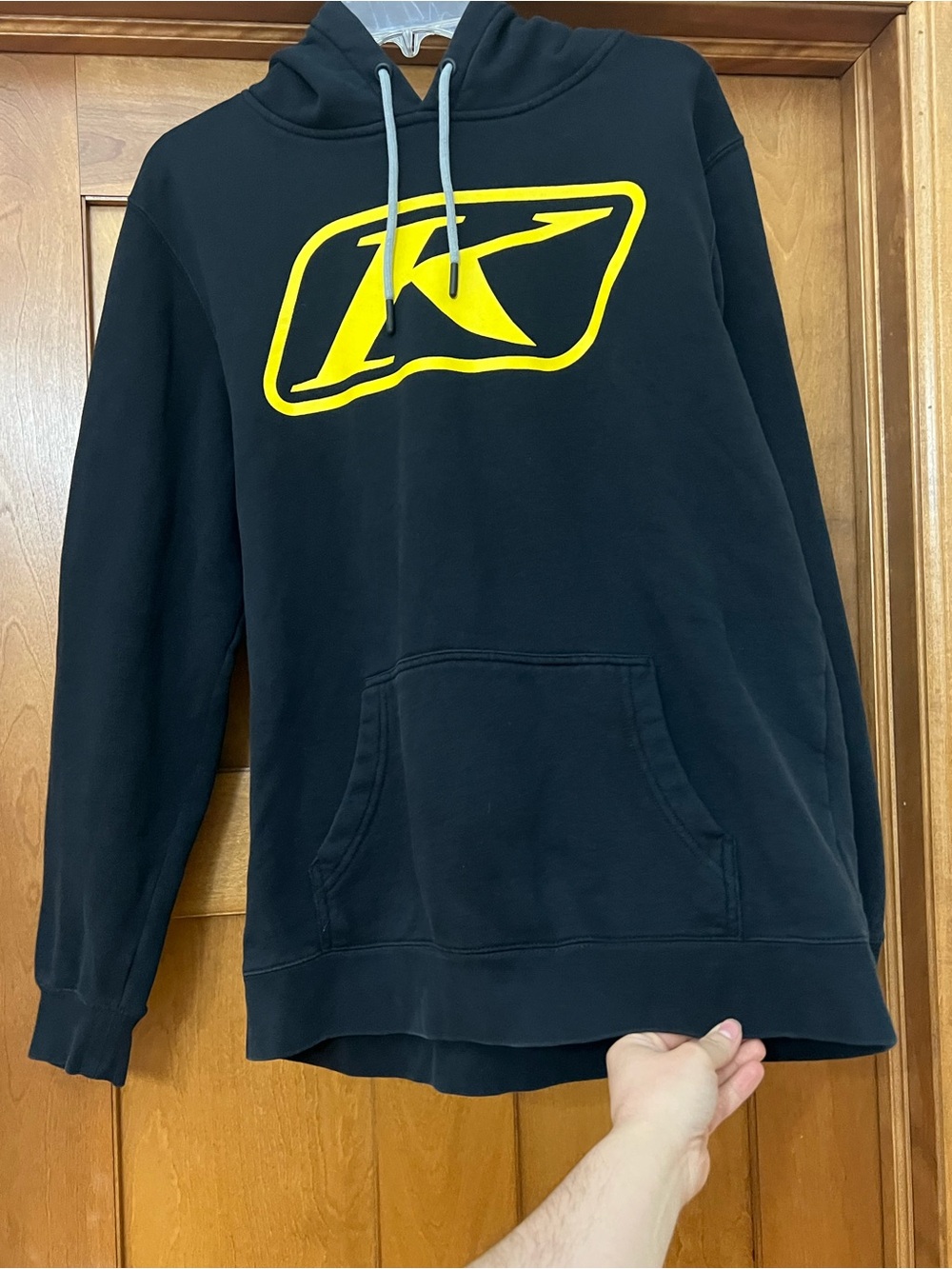 Klim Hoodie Mens Medium Sweatshirt Pullover Motor Sport Black - Picture 3 of 8